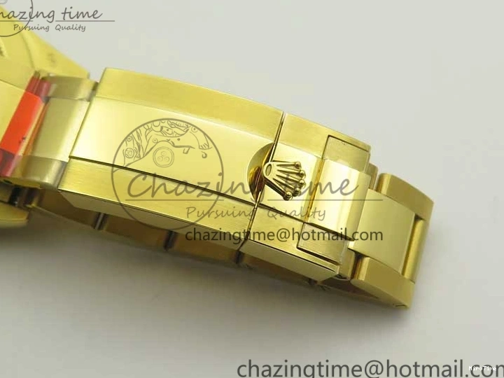 MiroTime 0307 Daytona 116589RBOW YG Rainbow Crystal BLF Best Edition Black Dial on YG Bracelet A ZeroBulk 3352